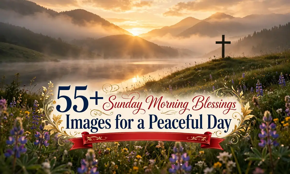 55+ Sunday Morning Blessings Images for a Peaceful Day