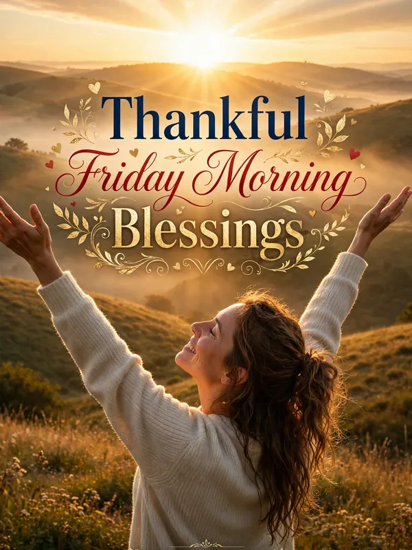 Thankful Good Morning Friday Blessings – Thankful Friday Morning Blessings