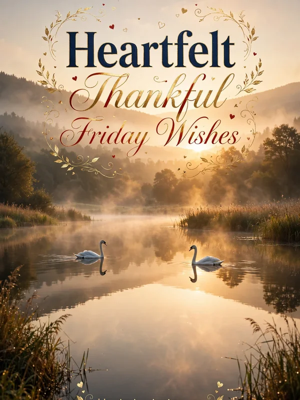 Heartfelt Thankful Friday Wishes