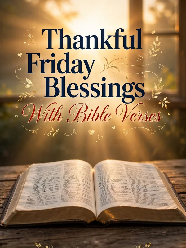 Thankful Friday Blessings With Bible Verses