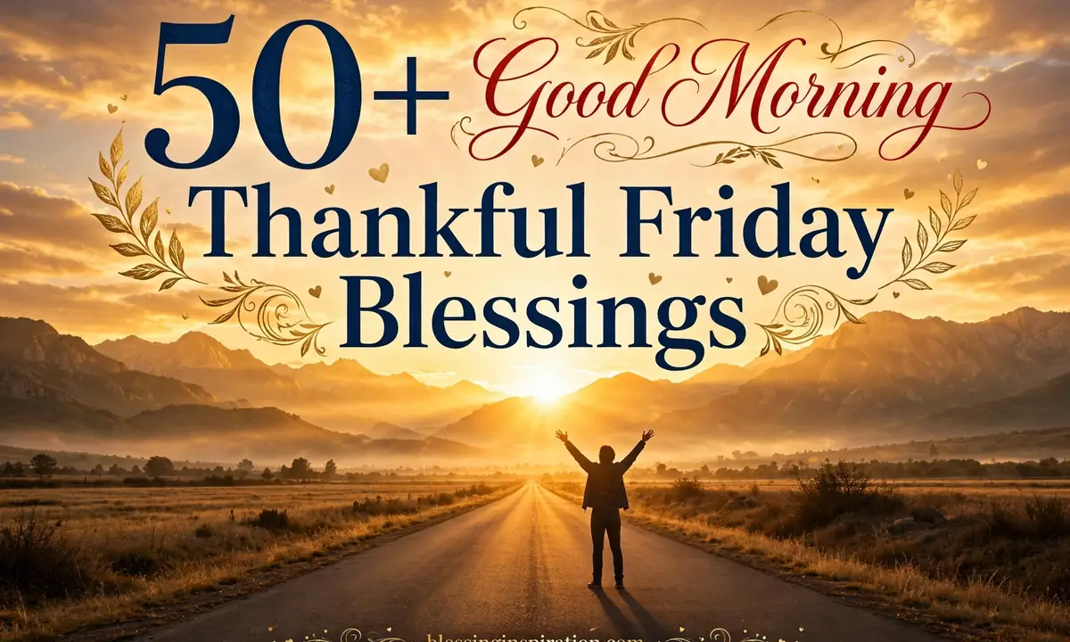 50+ Thankful Good Morning Friday Blessings