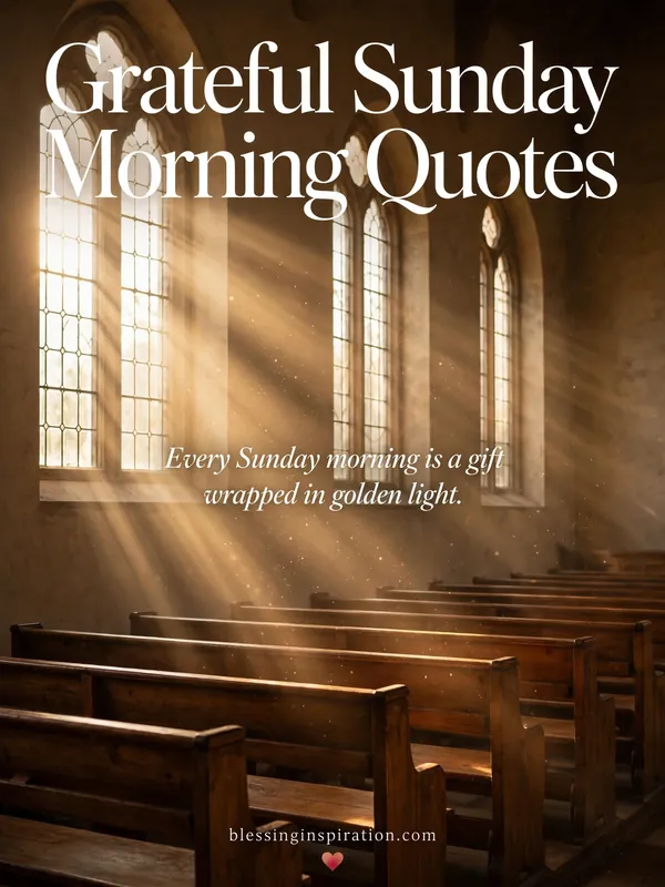 Grateful Sunday Morning Quotes