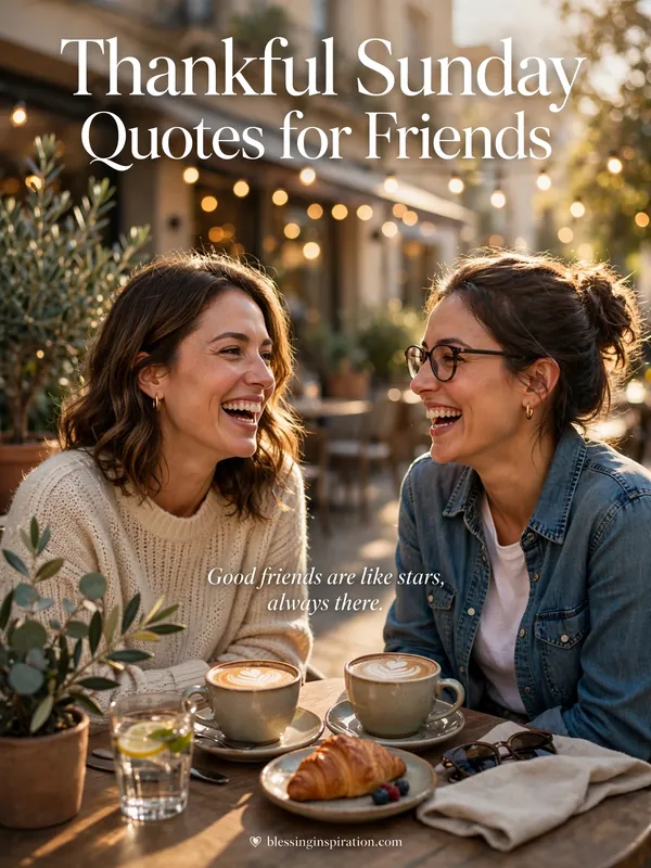 Thankful Sunday Quotes for Friends