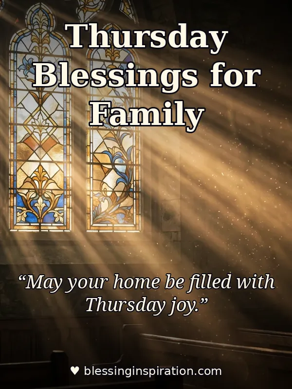 Thursday Blessings for Family