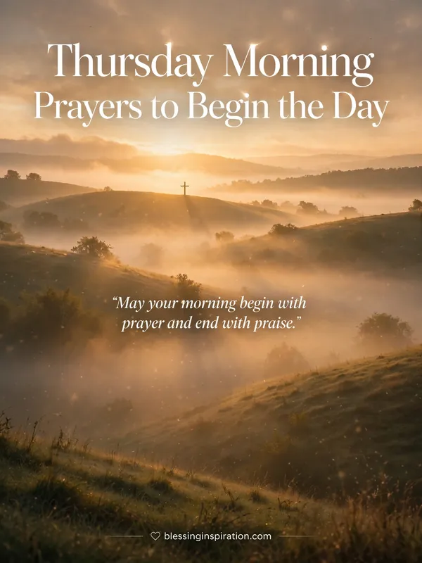 Thursday Morning Prayers to Begin the Day