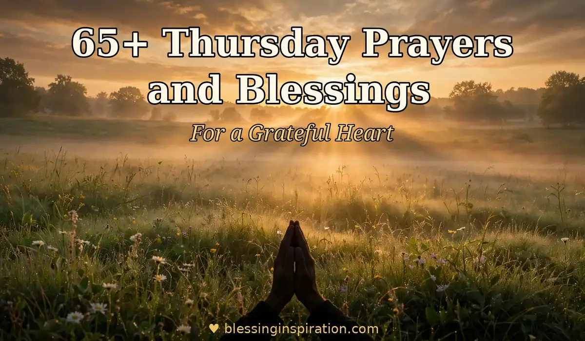 65+ Thursday Prayers and Blessings for a Grateful Heart