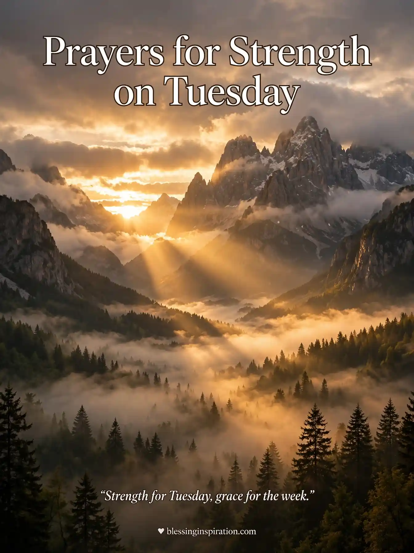 Prayers for Strength on Tuesday