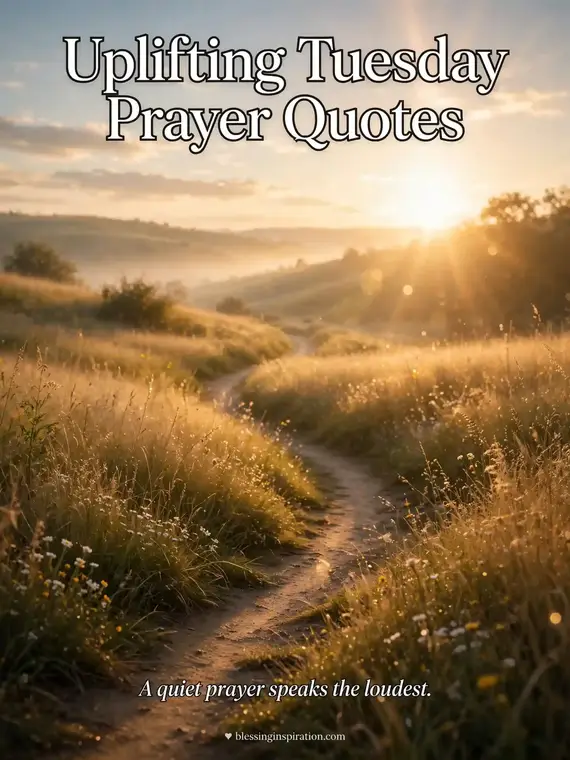 Uplifting Tuesday Prayer Quotes