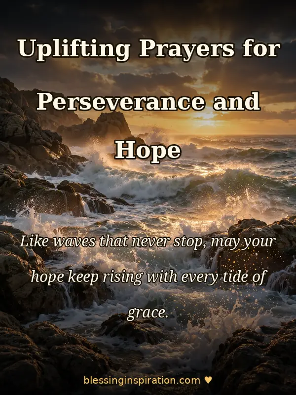 Uplifting Prayers for Perseverance and Hope