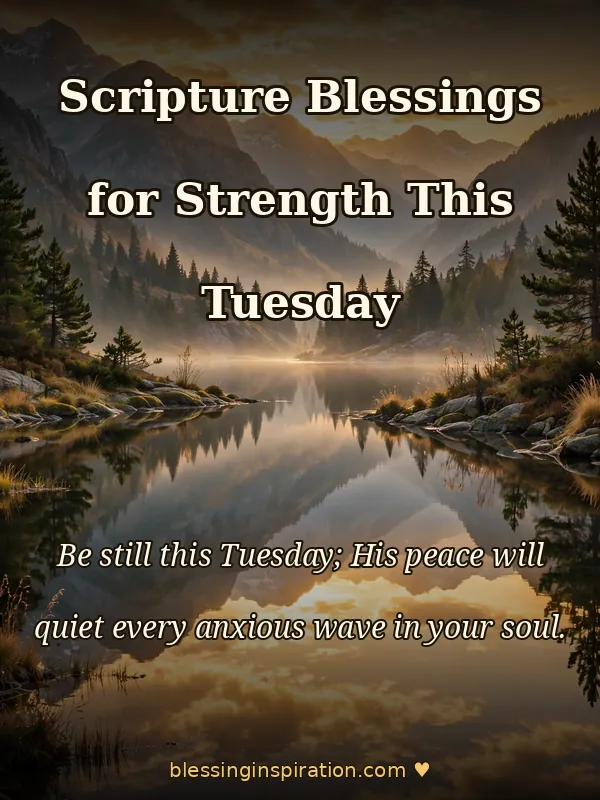 Scripture Blessings for Strength This Tuesday