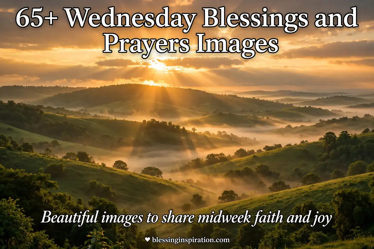 65+ Wednesday Blessings and Prayers Images: Beautiful Wishes to Share
