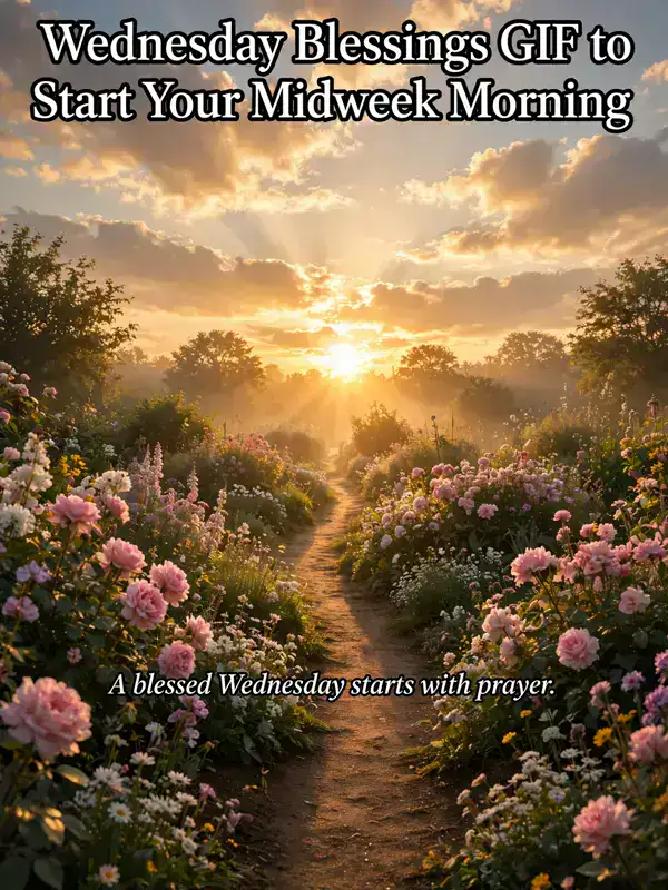 Wednesday Blessings GIF to Start Your Midweek Morning