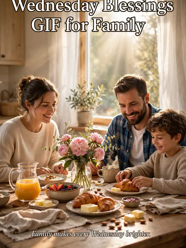 Wednesday Blessings GIF for Family