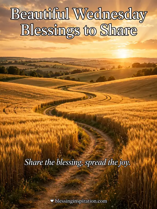 Beautiful Wednesday Blessings to Share