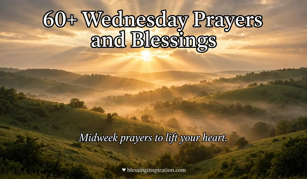 60+ Wednesday Prayers and Blessings: Midweek Prayers to Share